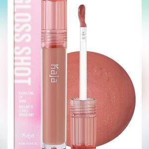 🌻 Kaja 04 Pink Drink Gloss Shot Hydrating Lip Shine New FullSz